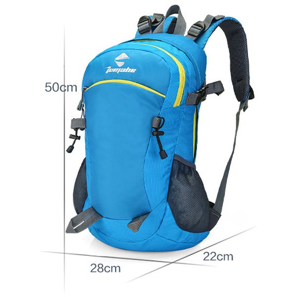 waterproof nylon outdoor travel backpack rucksack sport bag with rain cover camping hiking trekking backpack